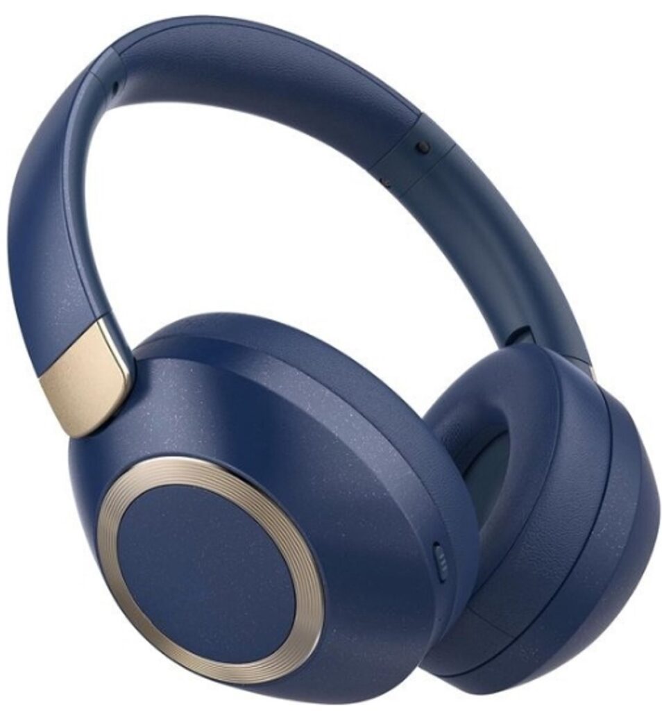 StayPowered Draadloze Hoofdtelefoon - 50 Uur Playtime Voor Onbeperkt Luisterplezier - Diepe Bassen - Opvouwbaar Ontwerp - Bluetooth 5.3 - Ingebouwde Microfoon - Ergonomische Pasvorm - Blauw - Levering Sneller Dan Aangegeven!