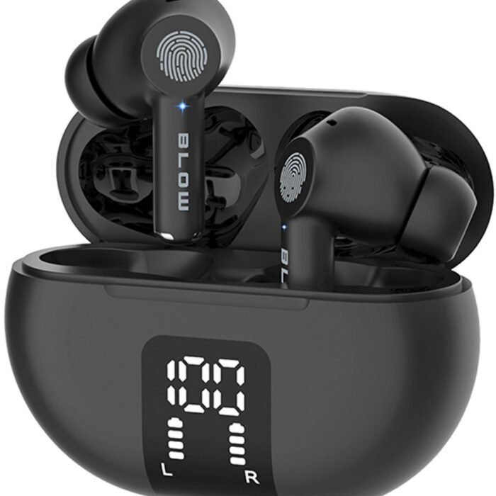 Draadloze BLOW-hoofdtelefoon - Koptelefoon - Bluetooth 5.3, LED-scherm, ENC-systeem, PRO ENC ZWART