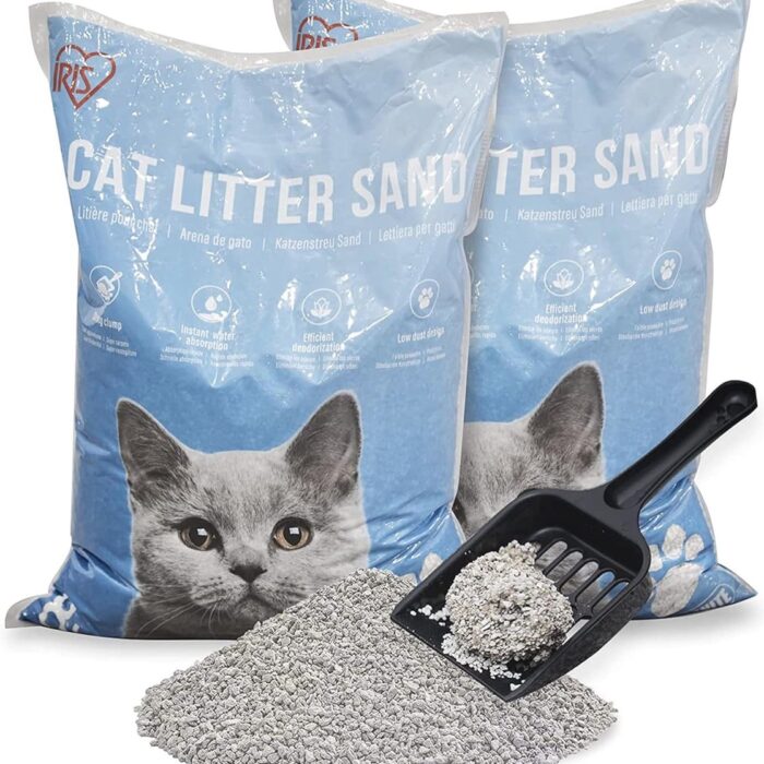 Natuurlijke Klontvormende Kattenbakvulling, Geurloos en Biologisch Afbreekbaar, Set van 2, Bedrijfsvriendelijk