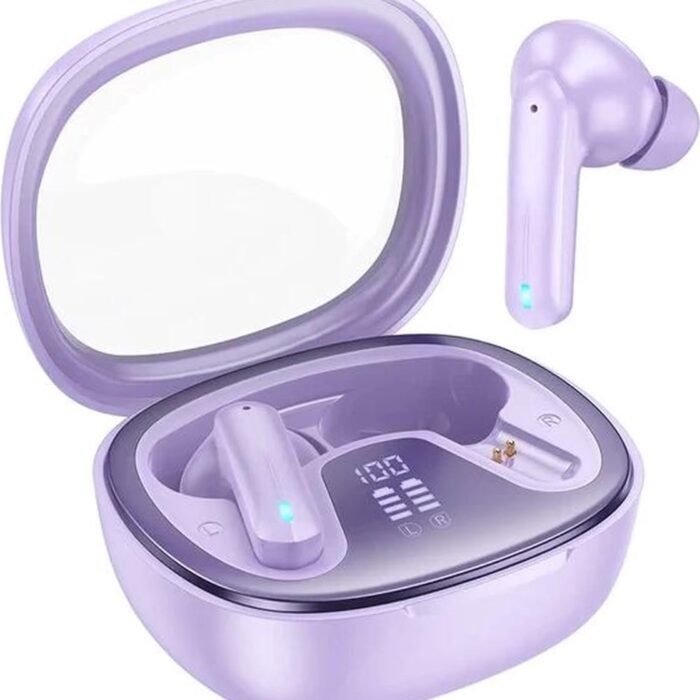 Hoco EQ6 Draadloze Oortjes Bluetooth 5.3 Met Display Paars