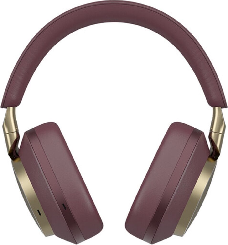 Bowers & Wilkins Px8 Flagship Draadloze Over-Ear Noise Cancelling Koptelefoon, Bluetooth 5.0, Snelladen, 30u Hi-Res Audio, Ingebouwde Microfoon - Burgundy