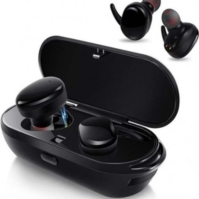 DrPhone TWS Earphones – Wireless Earphones – Bluetooth 5.0- Waterdicht – Ruisonderdrukking - One-Touch Control – Zwart