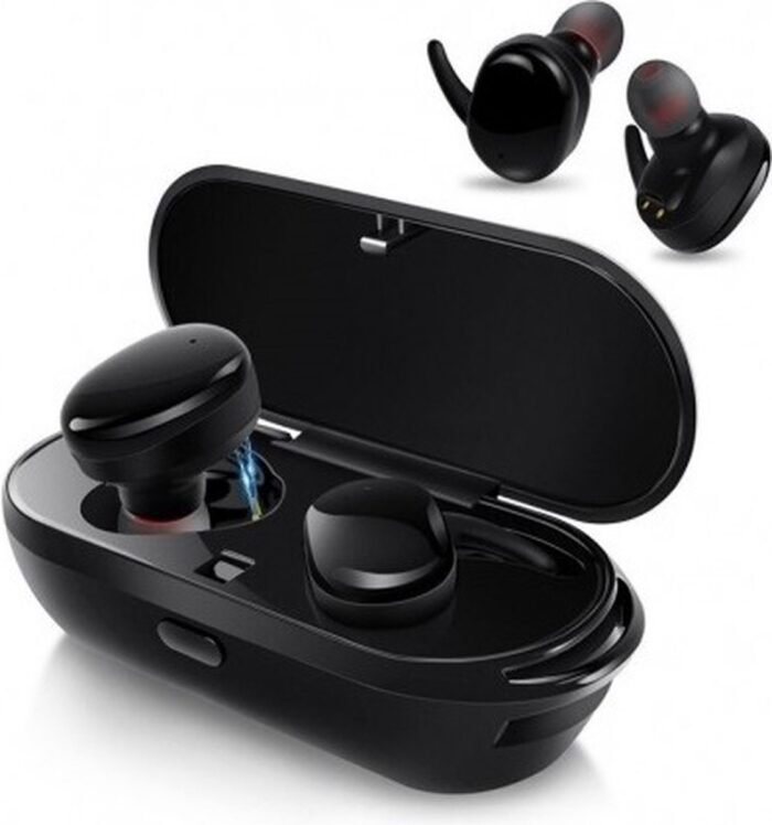 DrPhone TWS Earphones – Wireless Earphones – Bluetooth 5.0- Waterdicht – Ruisonderdrukking - One-Touch Control – Zwart
