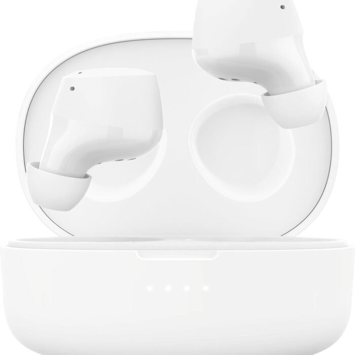 Belkin SoundForm Bolt Headset Draadloos In-ear Gesprekken/Muziek/Sport/Elke dag Bluetooth Wit