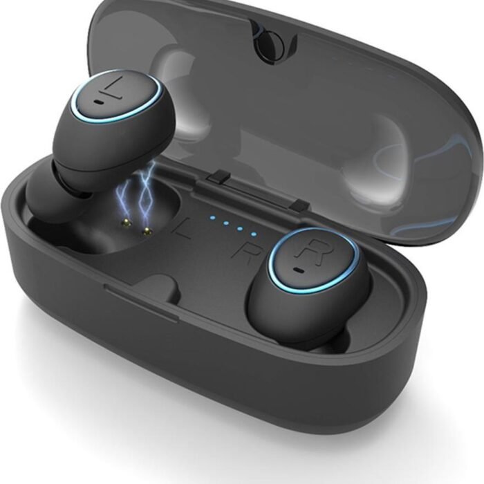 Qbuds earbuds - Draadloze oordopjes - Bluetooth 5.0 wireless earphones - Extra bass - Zwart