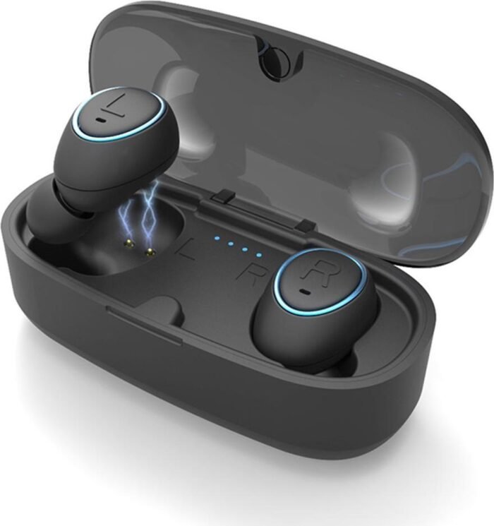 Qbuds earbuds - Draadloze oordopjes - Bluetooth 5.0 wireless earphones - Extra bass - Zwart