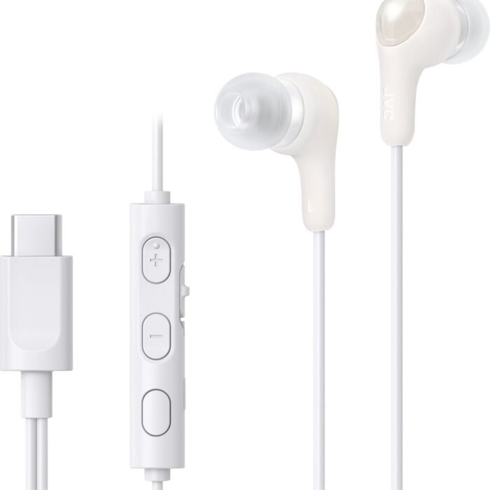 JVC HA-FR9UC - Gumy In-Ear USB-C Stereo Headset - Remote - Wit