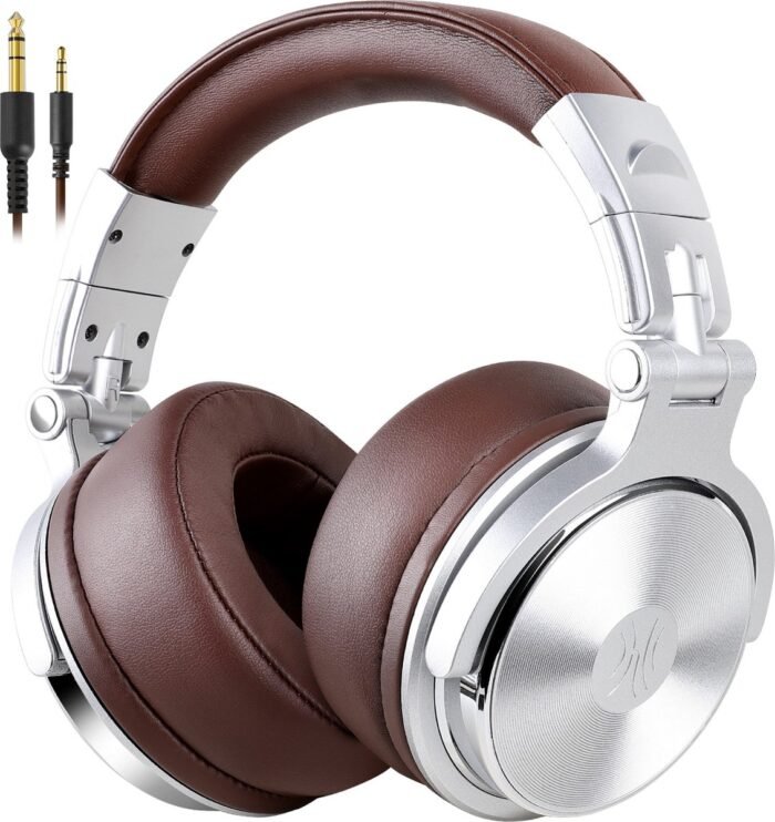 OneOdio Pro40 Silver-brown - Koptelefoon