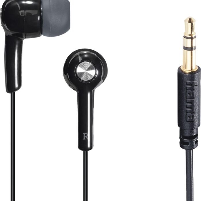 Hama Oordopjes "Gloss", in-ear, zwart