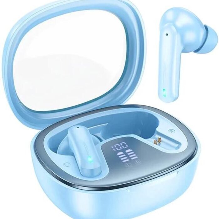 Hoco EQ6 Draadloze Oortjes Bluetooth 5.3 Met Display Blauw