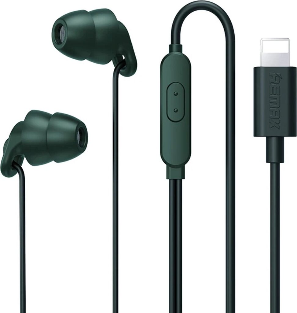 DrPhone SilencePro - Comfortabele Lightning - In-Ear Oordoppen met Passieve Ruisonderdrukking en Kristalhelder Geluid – Groen