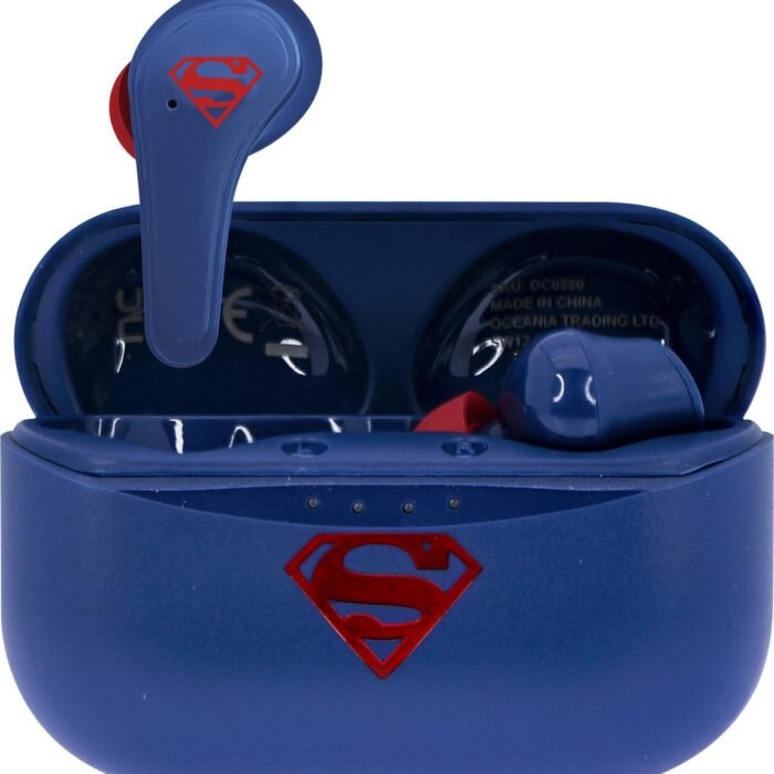 Superman - draadloze oordopjes | earpods - met oplaadcase - touch control - extra eartips - TWS
