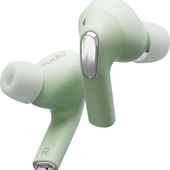 Sudio E2 in-ear true wireless earphones - draadloze oordopjes - met active noice cancellation (ANC) - mintgroen