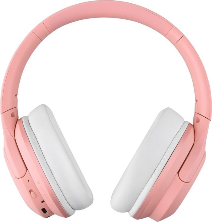 Draadloze Kinderkoptelefoon met Actieve Noise Cancelling (ANC) Bluetooth - 35 uur speeltijd – Hufterproof - Koptelefoon Kind – Over Ear - Roze
