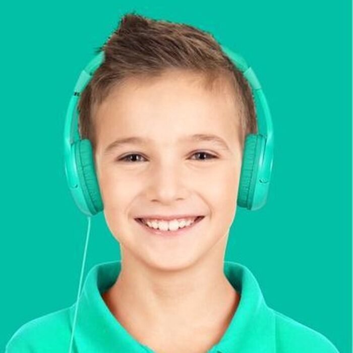 Celly On-ear Koptelefoon voor kinderen met volume begrenzing groen