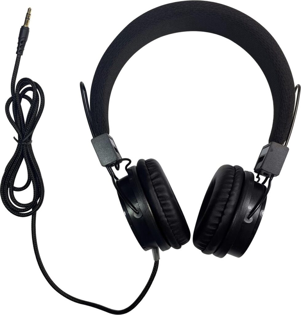 Benson Stereo koptelefoon - kristalhelder geluid - hoge gevoeligheid - duurzaam materiaal - 1,2 meter kabel