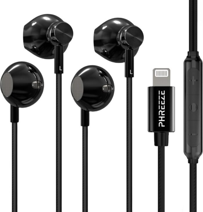 Bedrade Oordopjes geschikt voor iPhone oortjes - Bedraad - 2 Stuks - Werkt Direct - Geschikt voor Apple Lightning ( 14, 13, 12, 11, X, Pro Max Xs ) Oordoppen met Draad