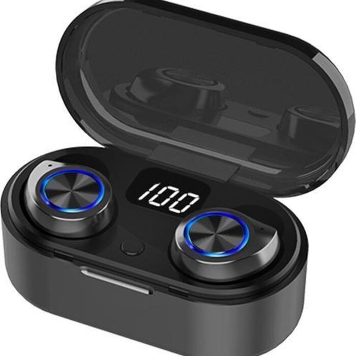 Gymston MX7 Volledig Draadloze Oordopjes Met Oplaadcase - Zwart - Draadloze Bluetooth oordopjes - Bluetooth oortjes - Geschikt voor alle bluetooth smartphonesiPhone en Android - Draadloos opladen