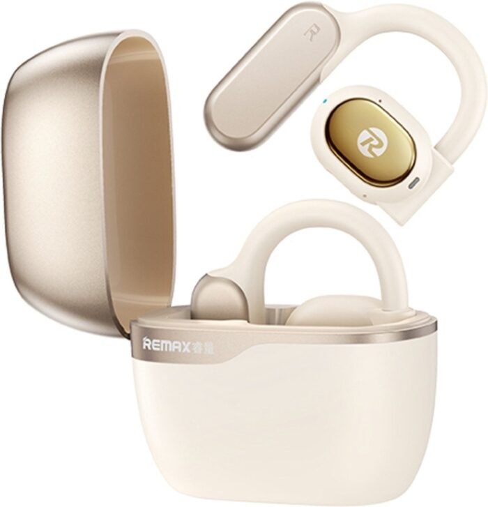 Remax Openbuds P1 - Oortjes Draadloos - Open Ear - Air Conduction - BT 5.3 - Speeltijd 10-12 uur - Wit
