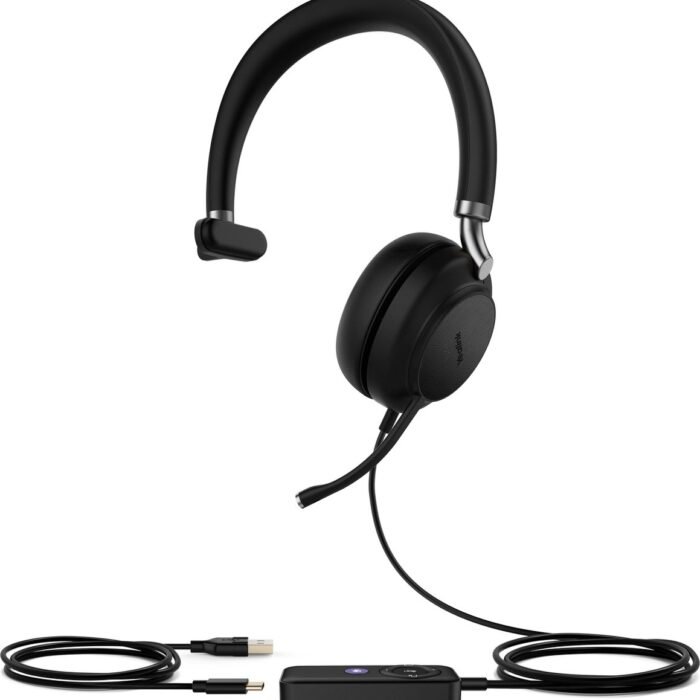 Yealink UH38 Mono Teams Headset Bedraad en draadloos Hoofdband Kantoor/callcenter Bluetooth Zwart