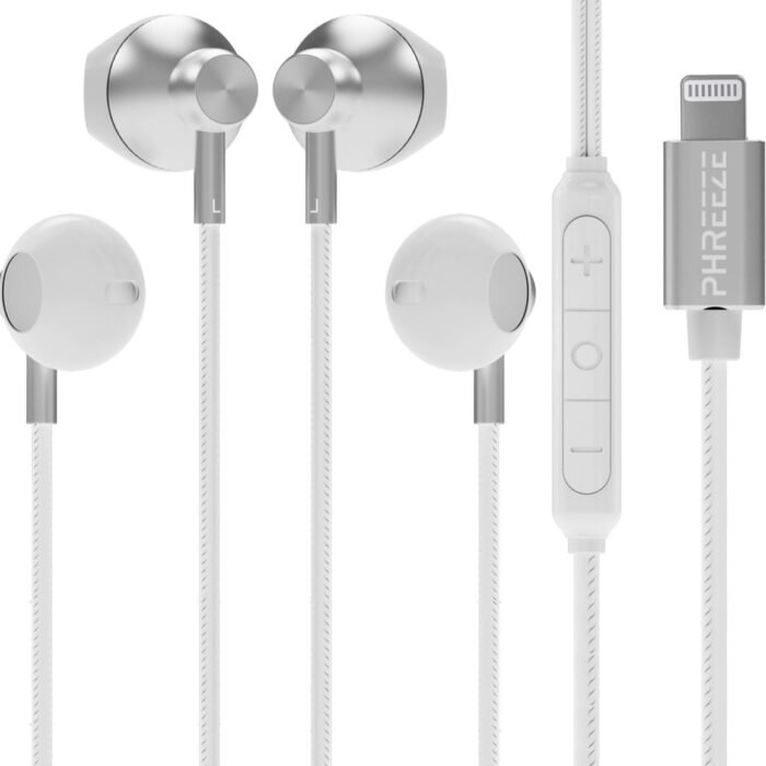 Bedrade Oordopjes geschikt voor iPhone oortjes - Bedraad - 2 Stuks - Werkt Direct - Geschikt voor Apple Lightning ( 14, 13, 12, 11, X, Pro Max Xs ) Oordoppen met Draad