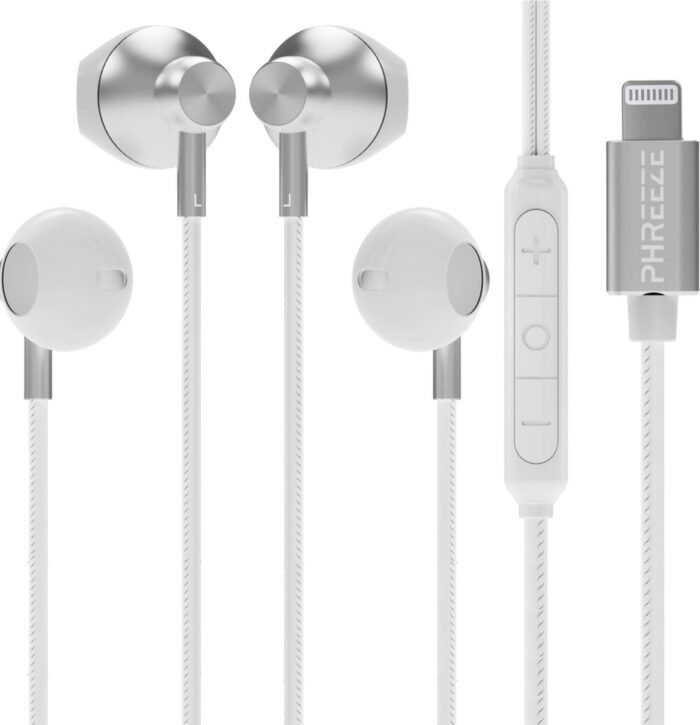 Bedrade Oordopjes geschikt voor iPhone oortjes - Bedraad - 2 Stuks - Werkt Direct - Geschikt voor Apple Lightning ( 14, 13, 12, 11, X, Pro Max Xs ) Oordoppen met Draad