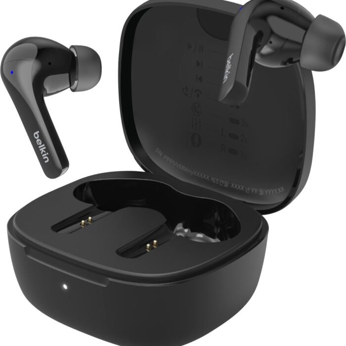 Belkin SoundForm Motion Headset True Wireless Stereo (TWS) In-ear Gesprekken/Muziek/Sport/Elke dag Bluetooth Zwart