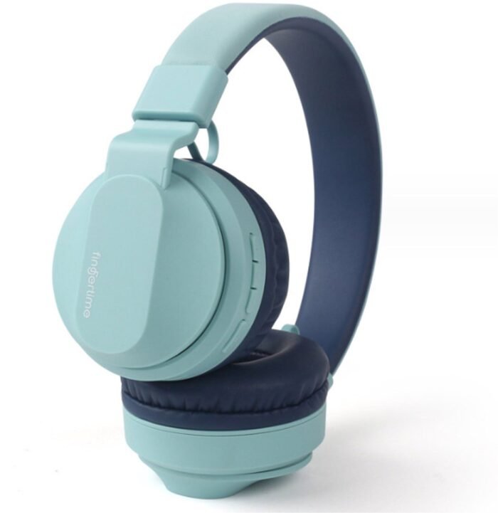 KINSI Kids Bluetooth Headset met Volumebegrenzing | Bluetooth 5.0 & 3.5mm Jack | MicroSD Ondersteuning | Lange Batterij (8 uur) | 2 Modi: Draadloos & Bedraad