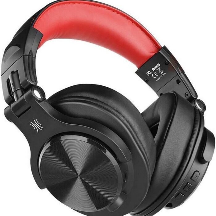 OneOdio A70 - draadloze koptelefoon - microfoon - muziek|studio|DJ (zwart/rood)