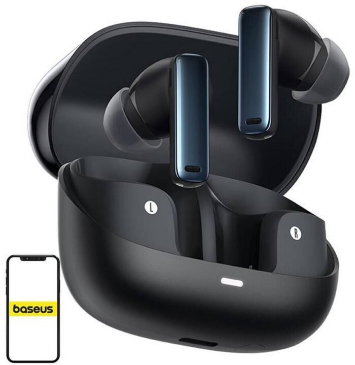 Baseus Bowie M2s Draadloze Bluetooth Oordopjes Noise Cancelling Zwart