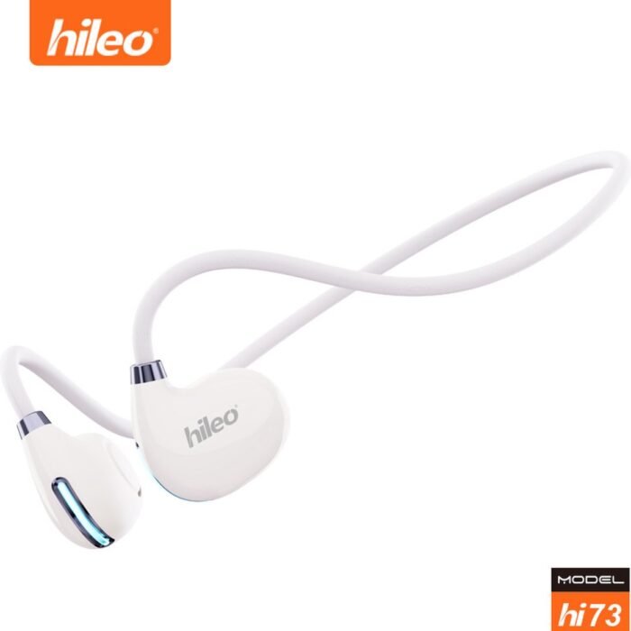 hileo hi73 - Draadloze Oordopjes - Koptelefoon - Air Conduction – Wit - Sport - Open-Ear - Bluetooth V5.3 oordopjes – Draadloze oortjes – Geschikt voor IOS/Android
