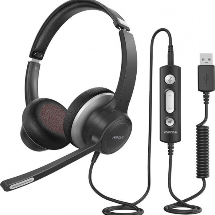 MPOW HC6 Wired Computer Headset