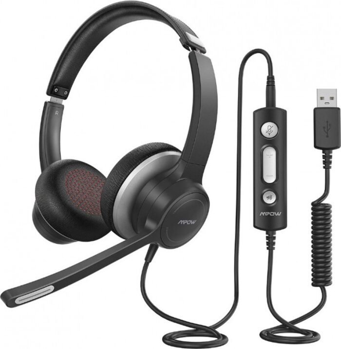 MPOW HC6 Wired Computer Headset