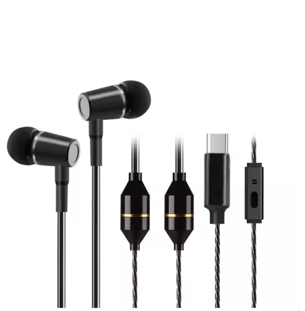 Anti straling Air Tube Headset HA38Z USB-C – iBrain Zwart | Life-Maxx