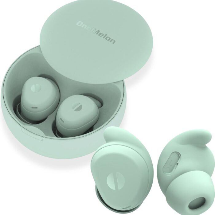 OneMelon Drops - draadloze oordopjes - kleine oordopjes - bluetooth 5.3 oortjes o.a. voor slapen - ANC en Transparency mode - ENC microfoon - touch bediening - usb-c - draadloos opladen - slaapoordopjes - sleep mode