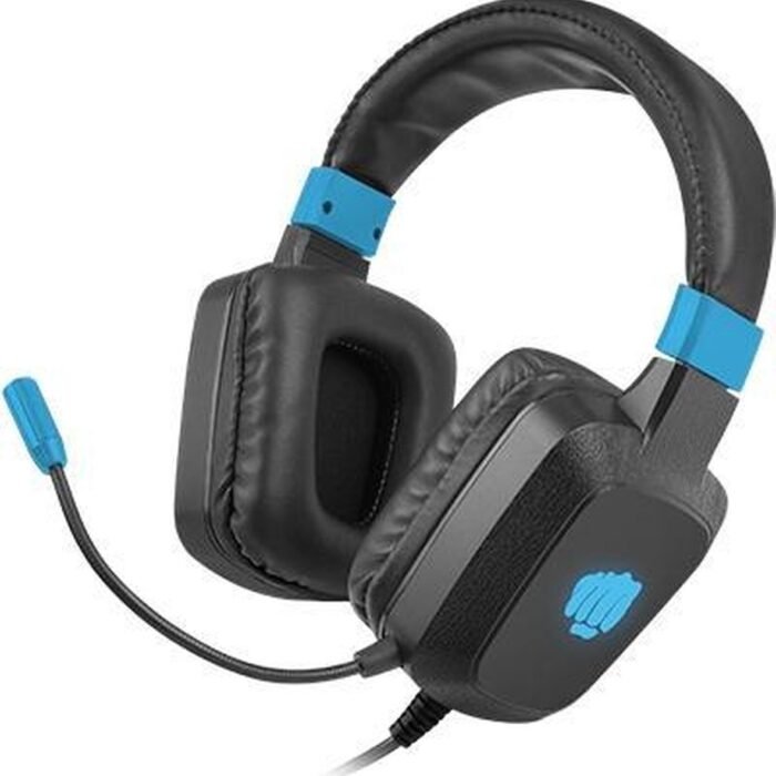 HEADSET FURY RAPTOR MET MICROFOON RGB VERLICHTING ZWART-BLAUW