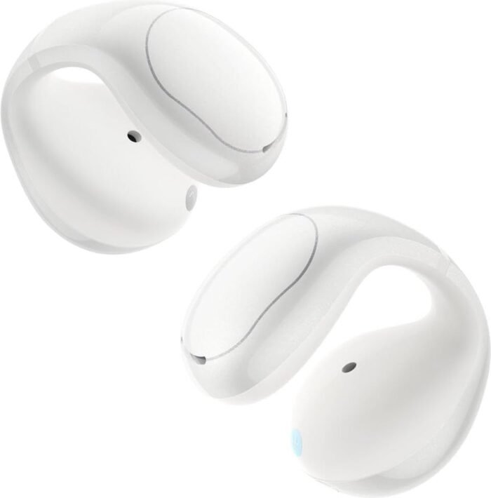 New Soundcore C30i, oortelefoons met klem van Anker, heldere audio, zekere pasvorm, waterbestendig, comfortabel, open-ear oordopjes, helder Wit, compatibel met hoofdtelefoons