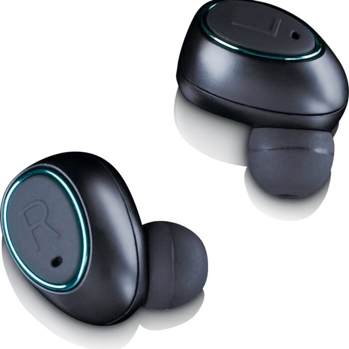 Lenco EPB-410BK - Bluetooth IPX4 TWS Earphone met powerbank - Zwart