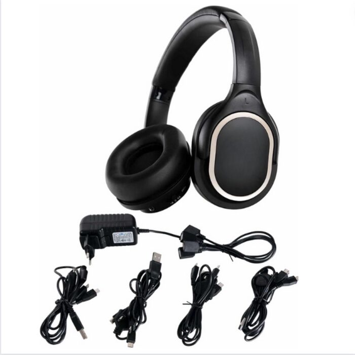Silent Disco Set 16x Headsets - Complete DJ Set voor Ultieme Feestervaring - Draadloze Hoofdtelefoons - Verlichte Discolamp