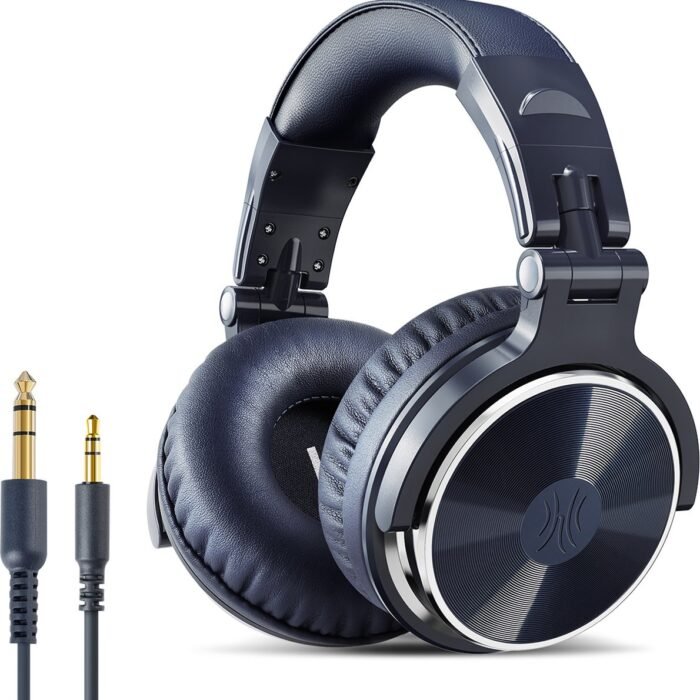 OneOdio Pro10 - koptelefoon met microfoon - inklapbaar - muziek|studio|DJ (blauw)