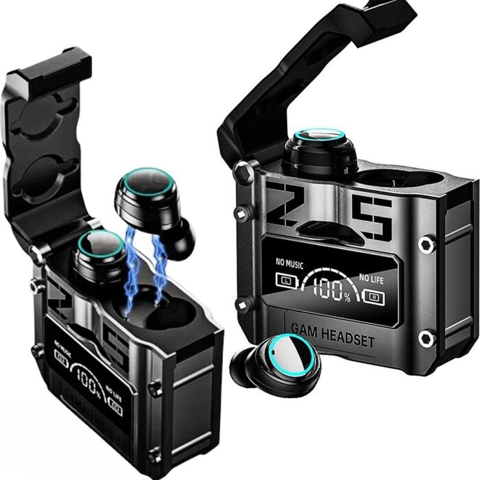 Bluetooth oordopjes met Oplaadcase - EXTRA BASS - Noise Cancelling - Draadloze Oordopjes - True Wireless Oordopjes - Gaming & Music - Touch Bediening - Waterproof - Geschikt voor Apple & Android