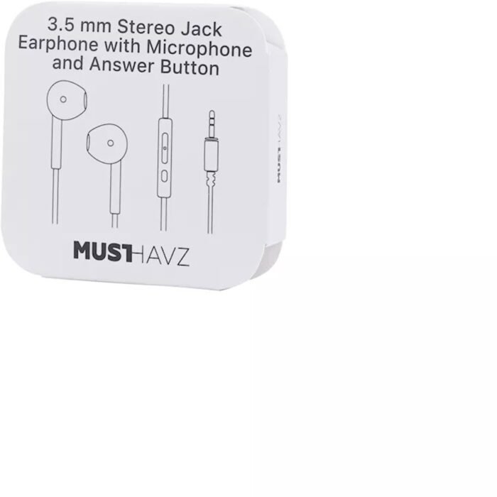 Musthavz to Go Earphone 3.5mm, white