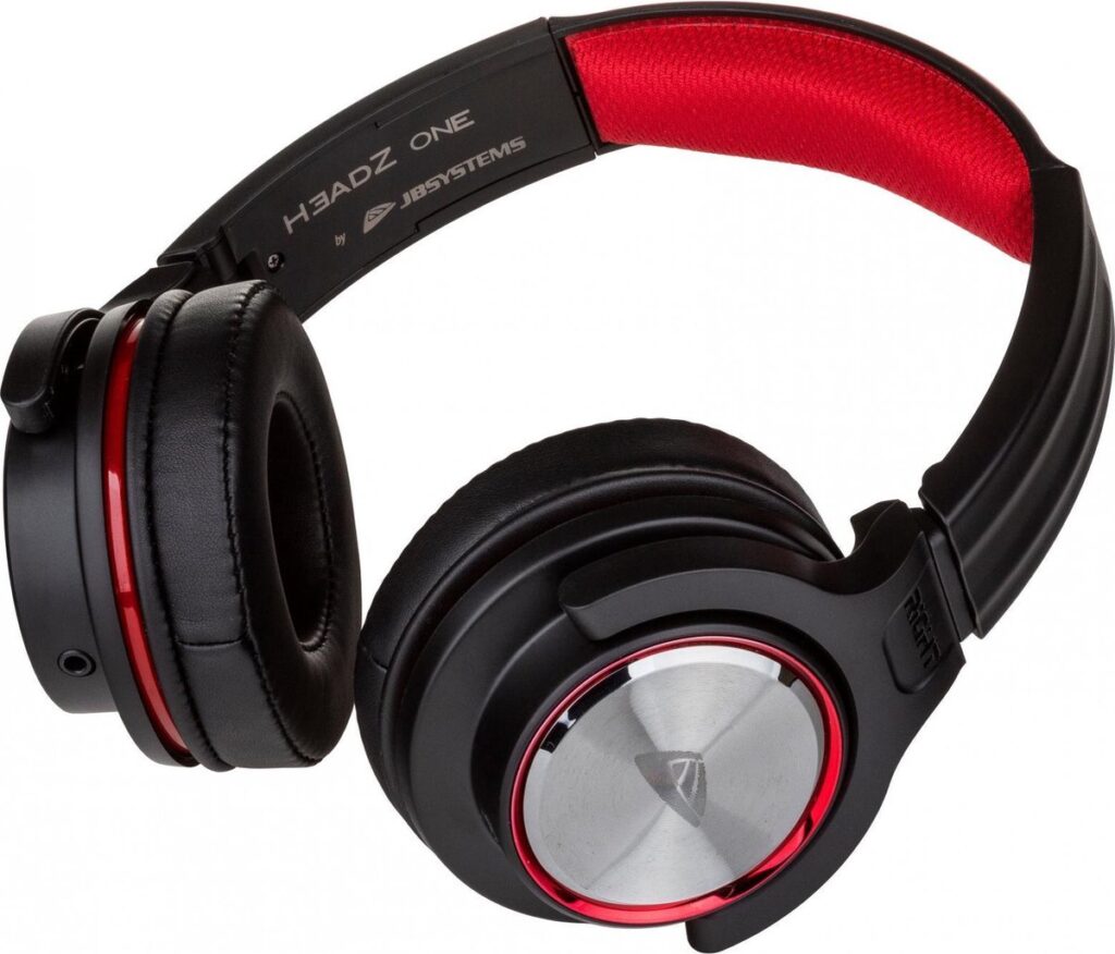 JB Systems - Multimedia Koptelefoon HEADZ ONE, rood/zwart