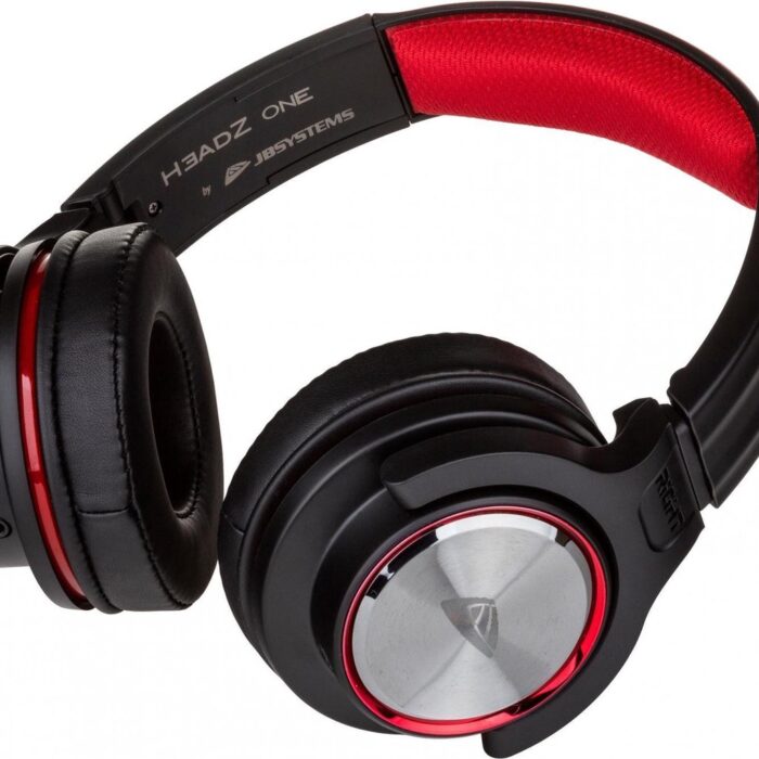 JB Systems - Multimedia Koptelefoon HEADZ ONE, rood/zwart