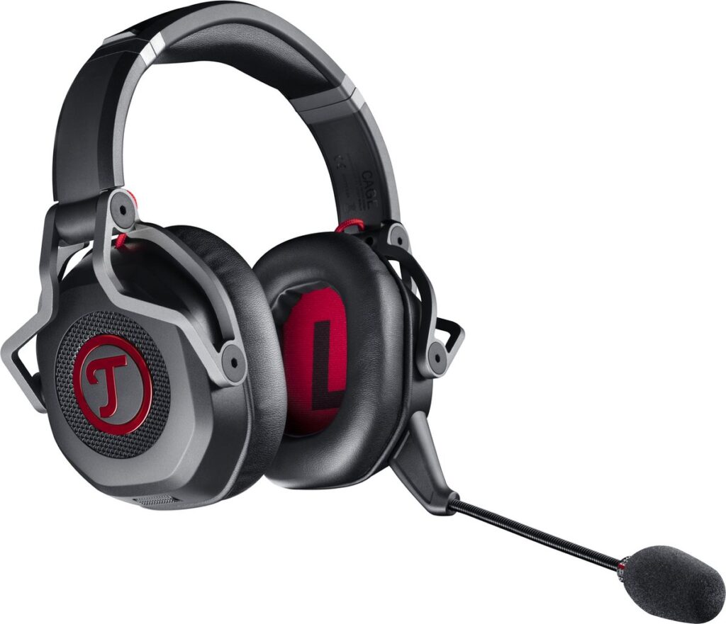 Teufel CAGE - Gaming headset met geïntegreerde USB-geluidskaart - Virtual surround sound - Pc/console - zwart