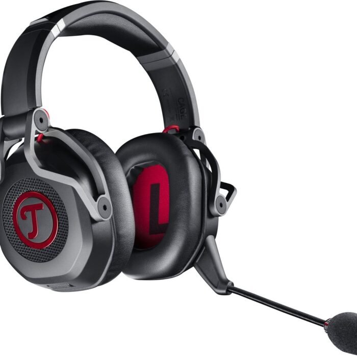 Teufel CAGE - Gaming headset met geïntegreerde USB-geluidskaart - Virtual surround sound - Pc/console - zwart