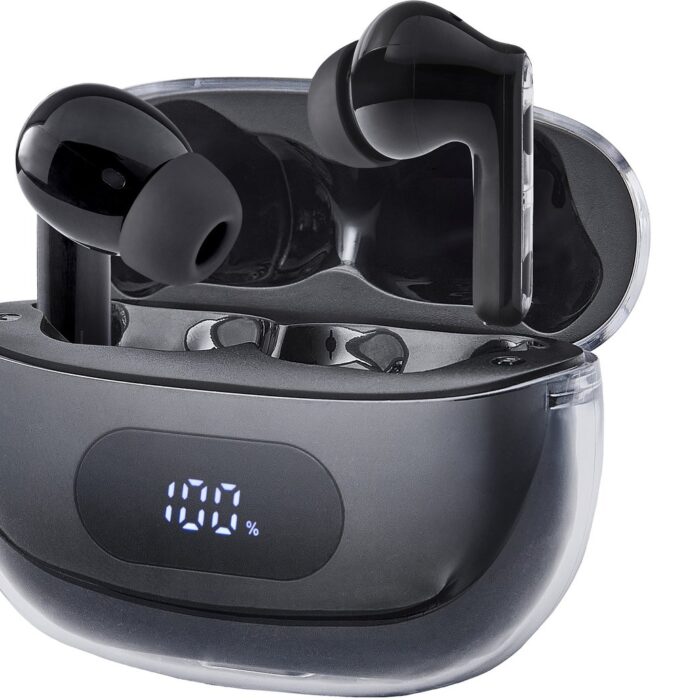 (Intenso) Buds Plus T310AE Bluetooth in-ear headphones met actieve ruisonderdrukking (ANC) - zwart