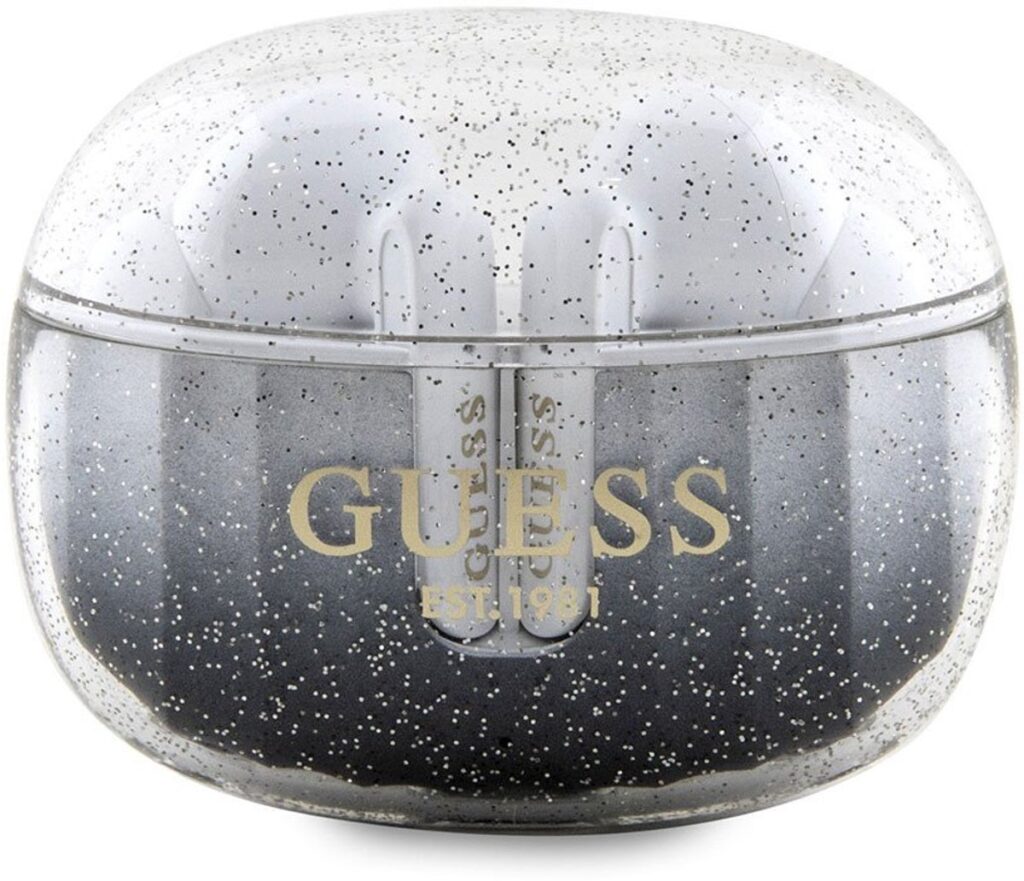 Guess Glitter Gradient TWS Bluetooth In-Ear Oordopjes - Zwart