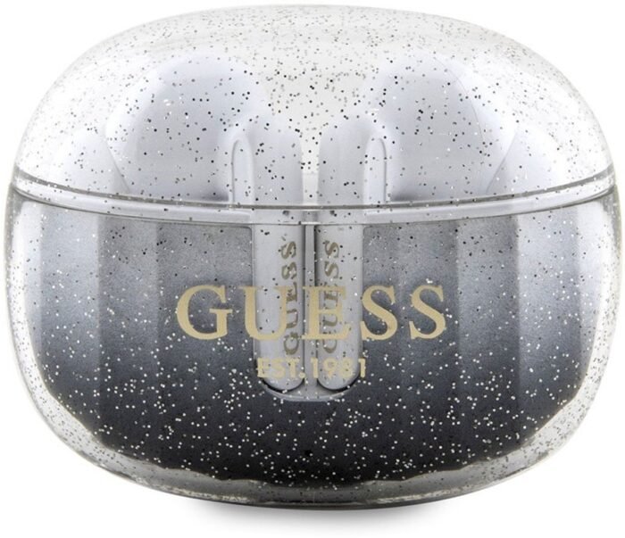 Guess Glitter Gradient TWS Bluetooth In-Ear Oordopjes - Zwart