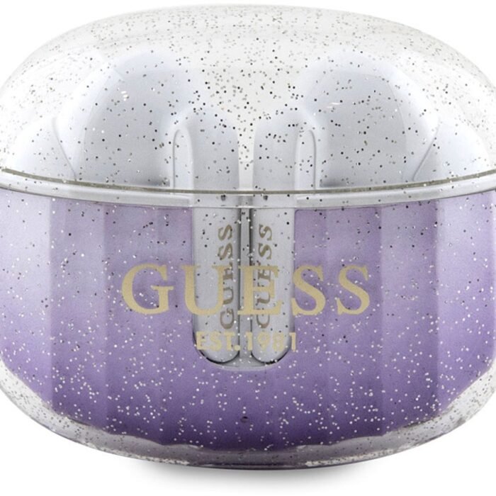 Guess – Draadloos – earphones – Oortjes – TWS – Glitter Gradient – Purple – Paars